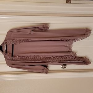 Lace detailed Kimono